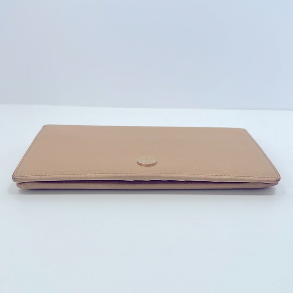Authentic CHANEL COCO Mark Bi-fold Long Wallet- Beige - Picture 8 of 14